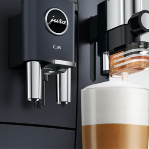 Jura - Kaffeevollautomat E8 Cosmic Black (ED) Smart Connect inklusive