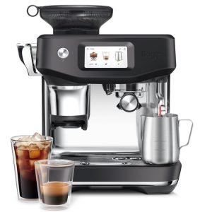 Sage Siebträgermaschine - Barista Touch Impress Black Truffle – Die neue Generation von Sage integriert die Kaltbrühfunk