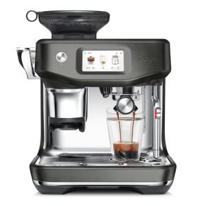 Sage Siebträgermaschine - Barista Touch Impress Edelstahl schwarz - Kaltbrühfunktion