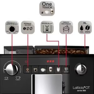 Melitta Kaffeevollautomat Latticia OT F300-101 silber