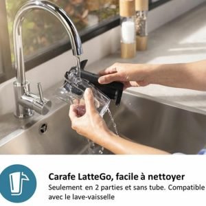 Philips - Kaffeevollautomat SilentBrew EP5544/80 Serie 5000 LatteGo - Rosa