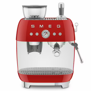 Smeg Espressomaschine EGF03RDEU rot mit Kaffeemühle